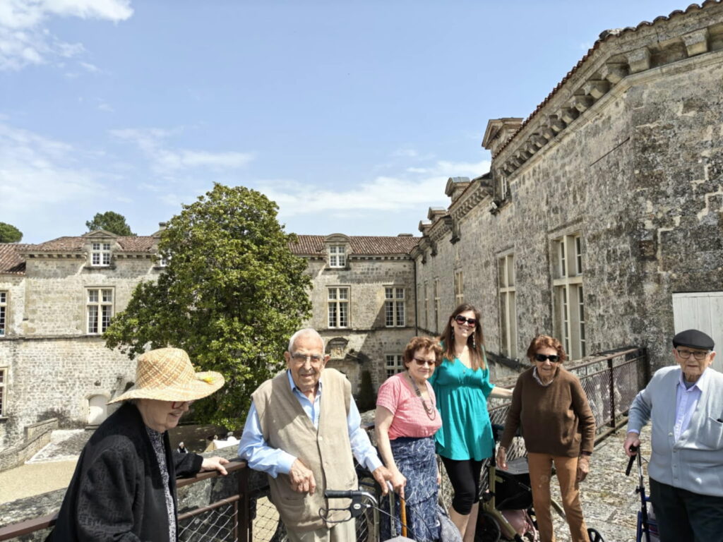 EHPAD Grignols Visite au Château Cazeneuve 2025